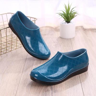 速干无里布高筒牛筋底女水鞋防臭雨鞋成人工作鞋水桶雨靴防水防滑 四