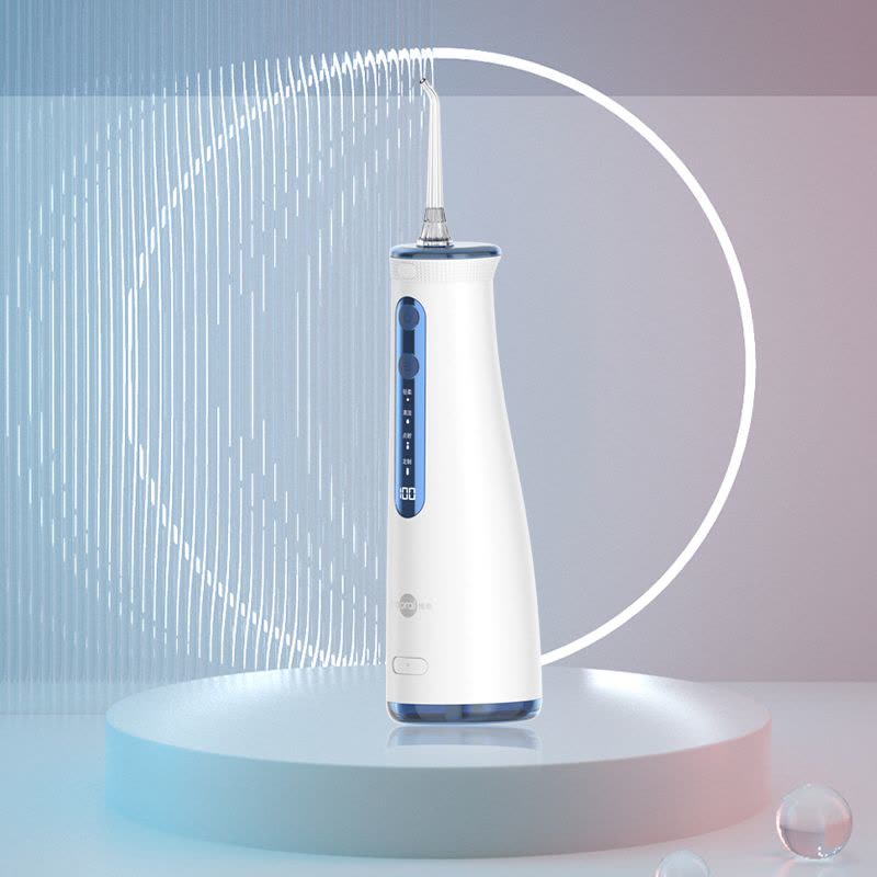 博皓(prooral)超声波微气泡冲牙器便携式水牙线正畸家用洗牙器洁牙 5025pro白蓝图片
