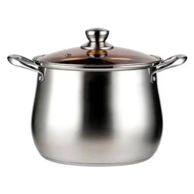 加厚22cm(食品级304) 星愿星选粉丝福利304不锈钢加高汤锅家用大容量煲汤锅复合底煮粥