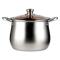 加厚22cm(食品级304) 星愿星选粉丝福利304不锈钢加高汤锅家用大容量煲汤锅复合底煮粥