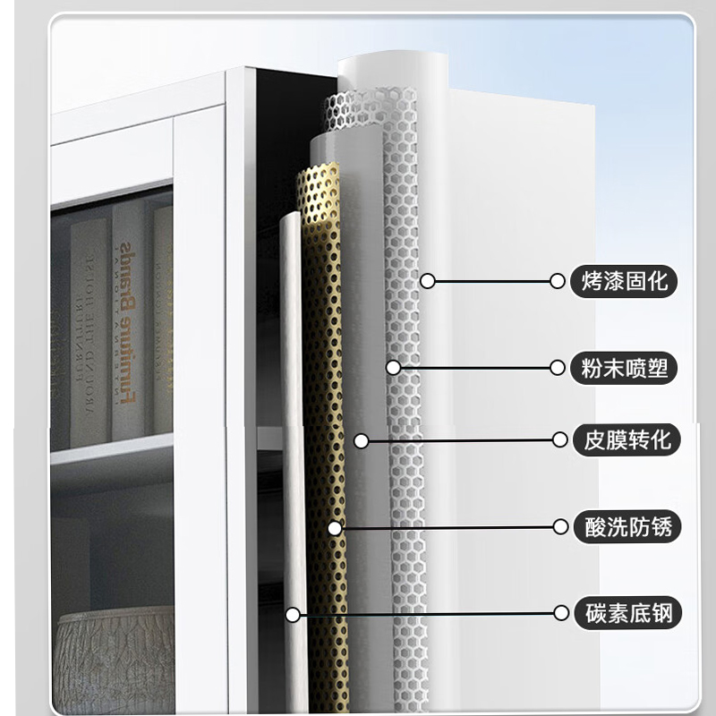 腾焱办公柜通双节台高清大图