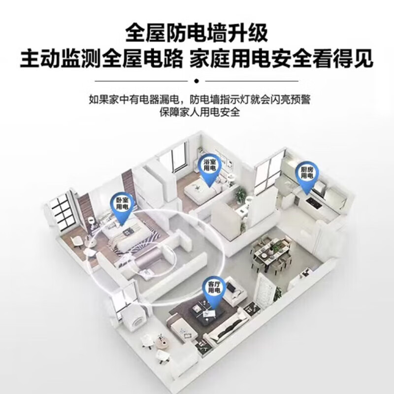 海尔(Haier)80升电热水器 ES80H-GR5(2)U1