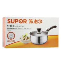 苏泊尔(SUPOR)ST16H3 好帮手304不锈钢奶锅16cm 燃气灶电磁炉通用