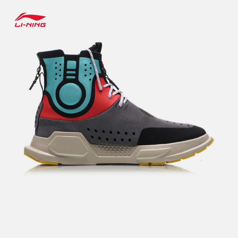 中国李宁男鞋重燃休闲鞋2019新款悟道复古高帮运动鞋潮鞋