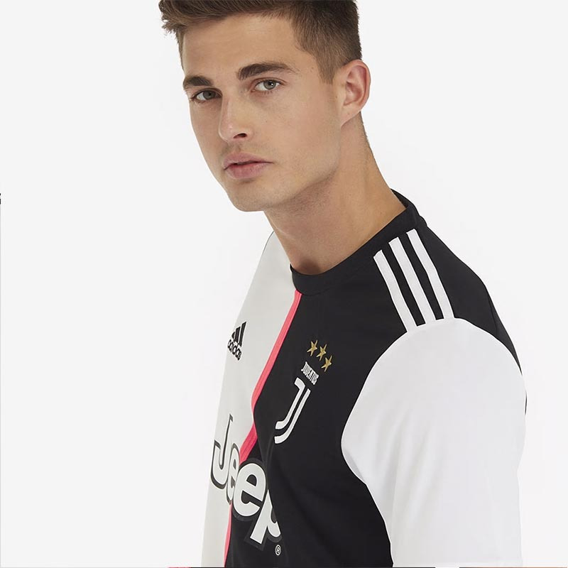 阿迪达斯 adidas男装足球尤文图斯球员版主场比赛运动服DW5456