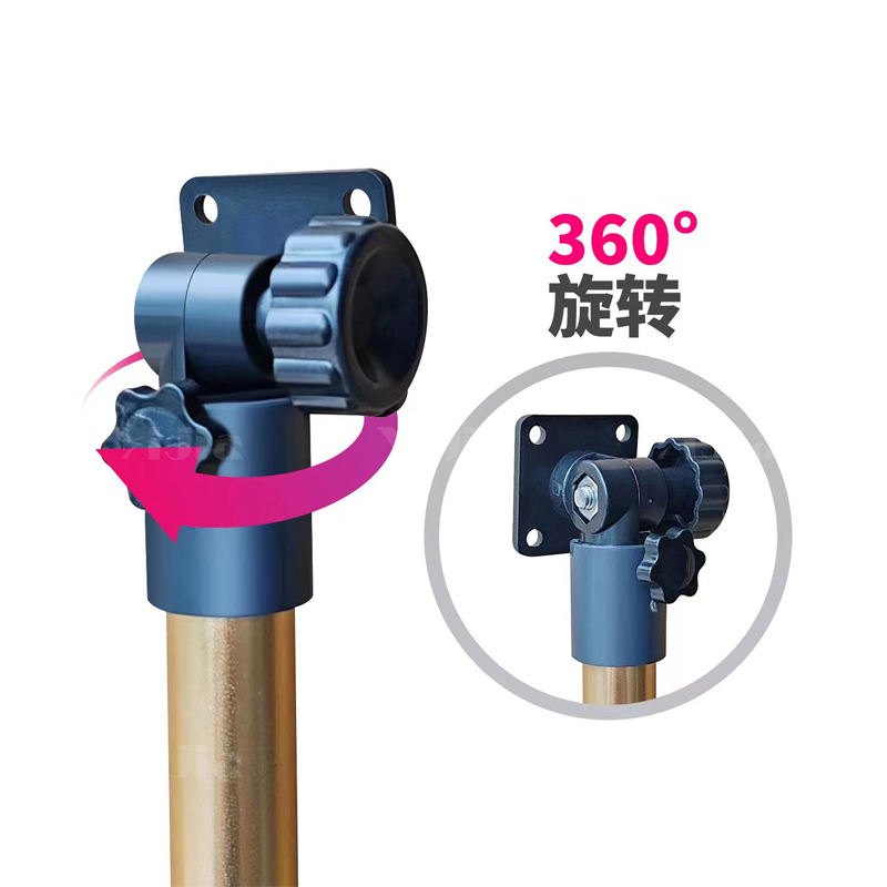 翌嘉YJ5011613 A4立牌展示牌立式展示架落地指示牌 金色高清大图