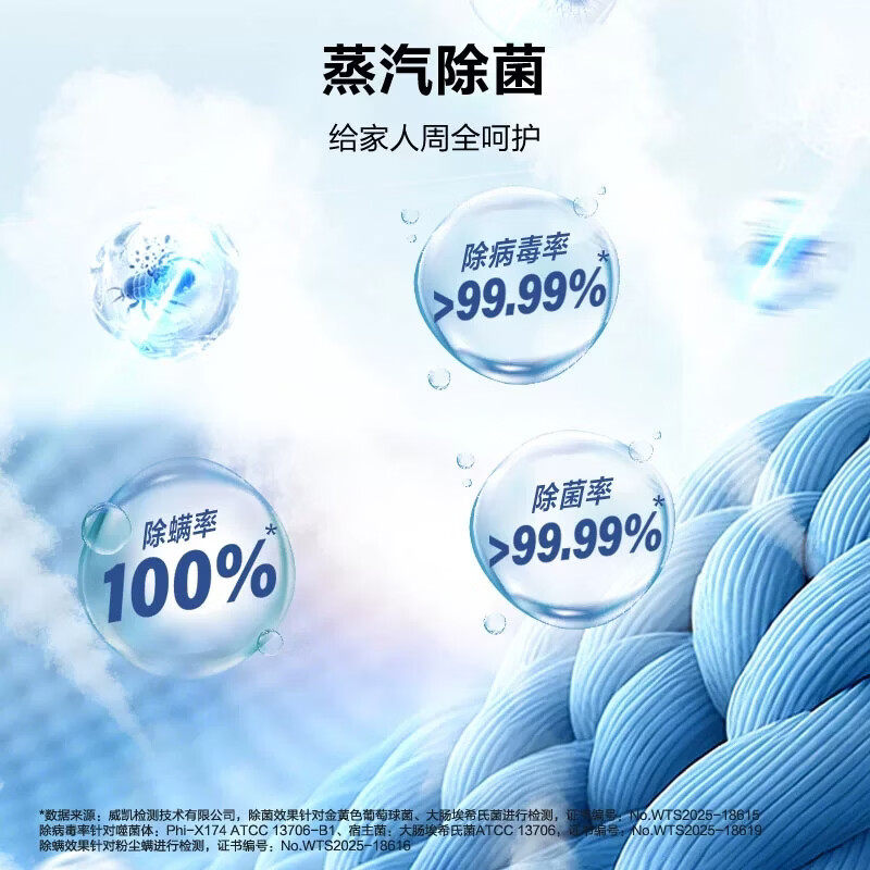 海尔(Haier)滚筒洗衣机12公斤家用全自动大容量除菌洗烘一体带烘干除毛洗微蒸汽空气洗XQG120-HLE55DWU1高清大图