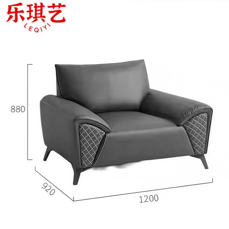 乐琪艺单人沙发 s01张高清大图