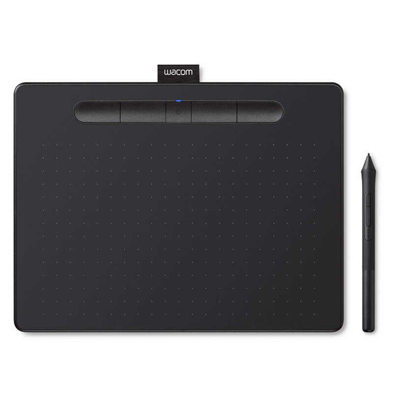 和冠 Wacom CTL-4100WL/K0 数位板 绘画板 4096级压感 电磁压感式 USB2.0/蓝牙 黑色小号