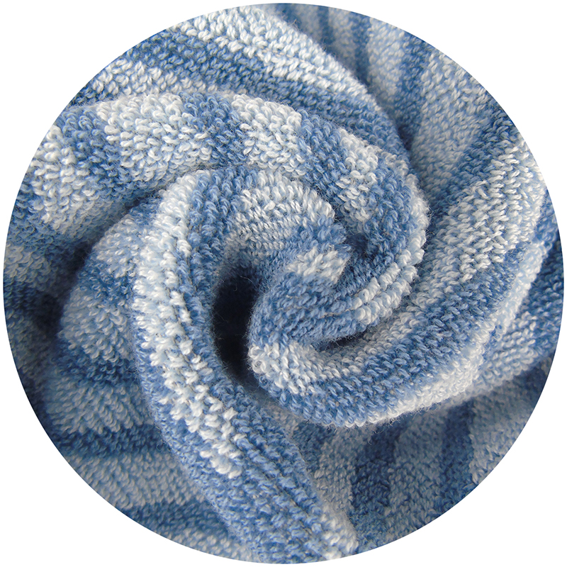 莺歌精梳极限32股秋韵毛巾75*35(灰,蓝二色120g*2两条装)盒高清大图