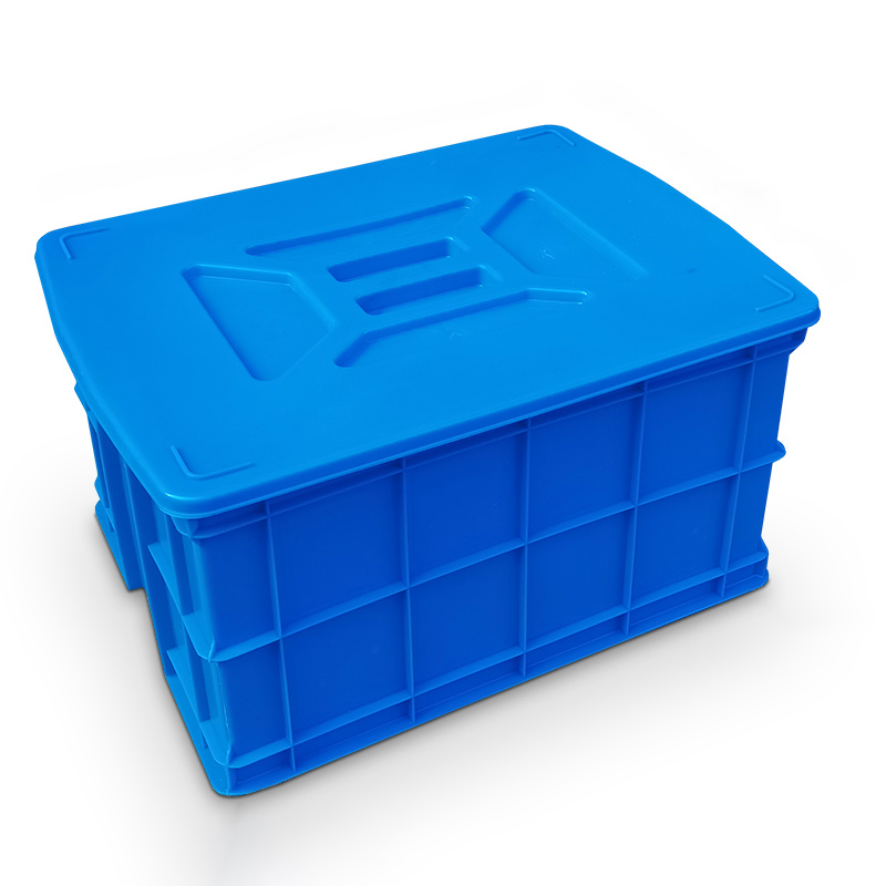 臻远ZY-SNXD-96收纳储物箱长方形物流中转箱带盖子 750*560*405mm高清大图