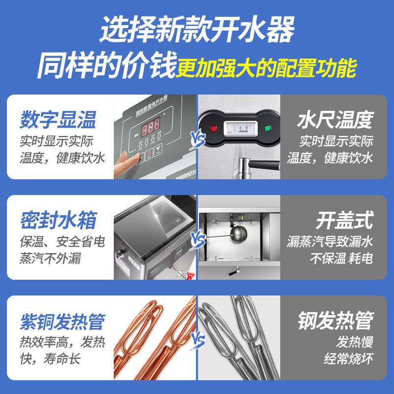 志高（chigo）电热开水器商用工厂全自动器开水器