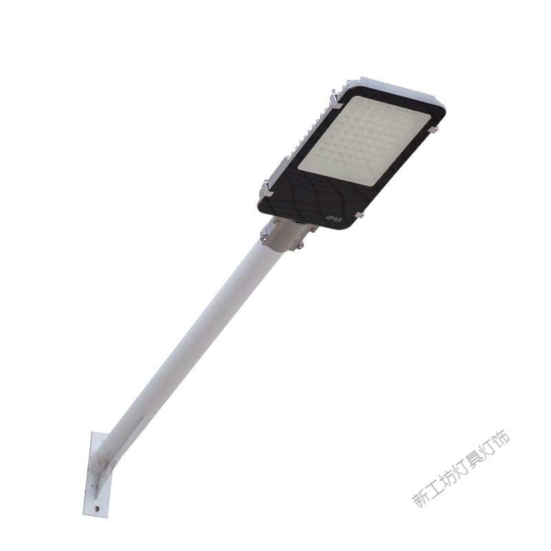 苏宁放心购 led路灯头户外灯道路灯照明庭院220V户外防水50w100w150w挑臂路灯高清大图