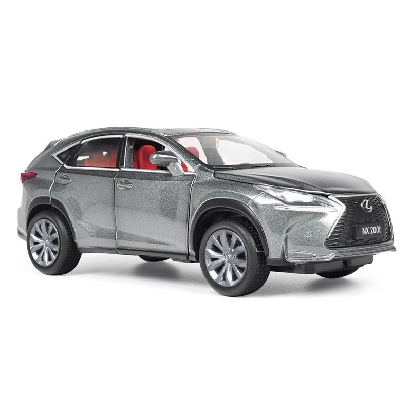 正品雷克萨斯LX570合金汽车模型车NX200t逼真RX350金属儿童玩具车 LX570六开-黑图片