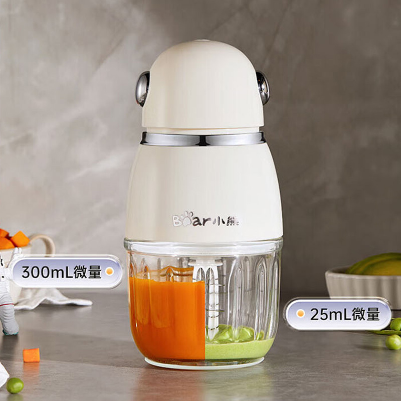 小熊婴儿辅食机300ml贴壁细切清洗方便SJJ-D02E3高清大图