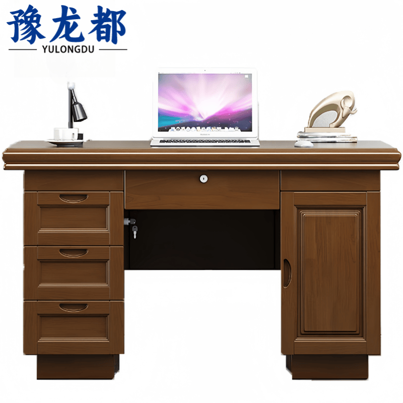 豫龙都电脑桌1.4米张高清大图