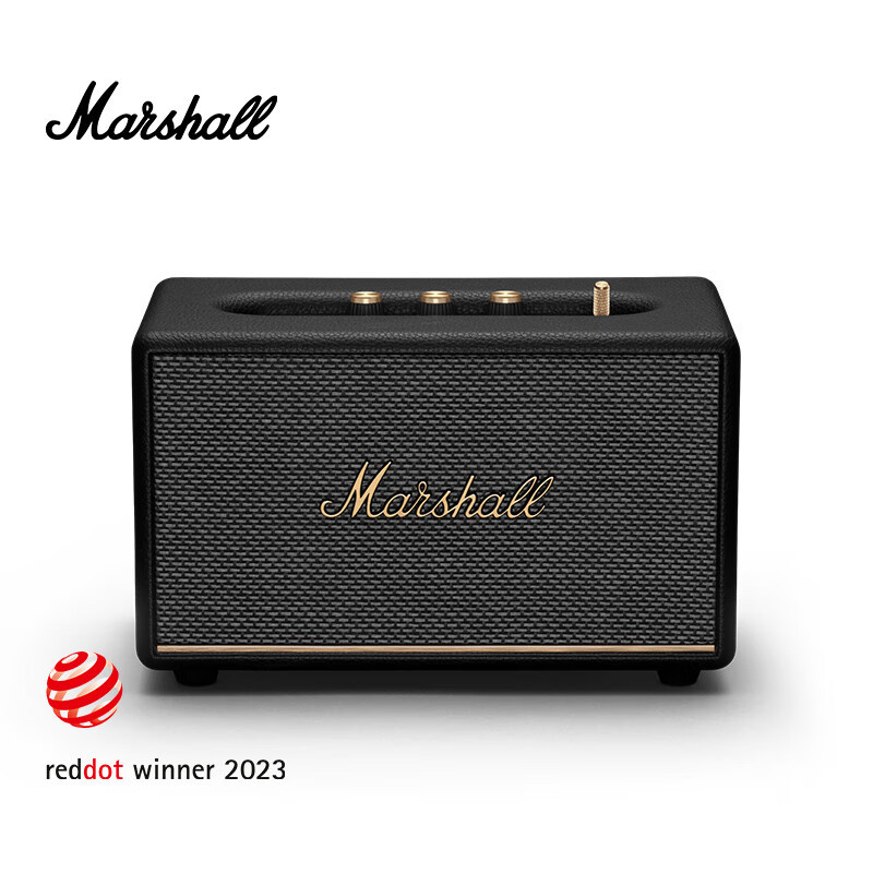 MARSHALL (马歇尔)ACTON III 音箱3代无线蓝牙摇滚家用重低音音响 黑色