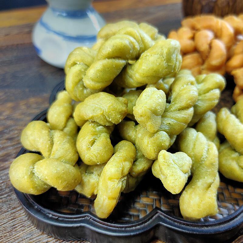 宁波特产油赞子手工小麻花海苔咸甜味袋装老传统休闲零食小吃原味甜2