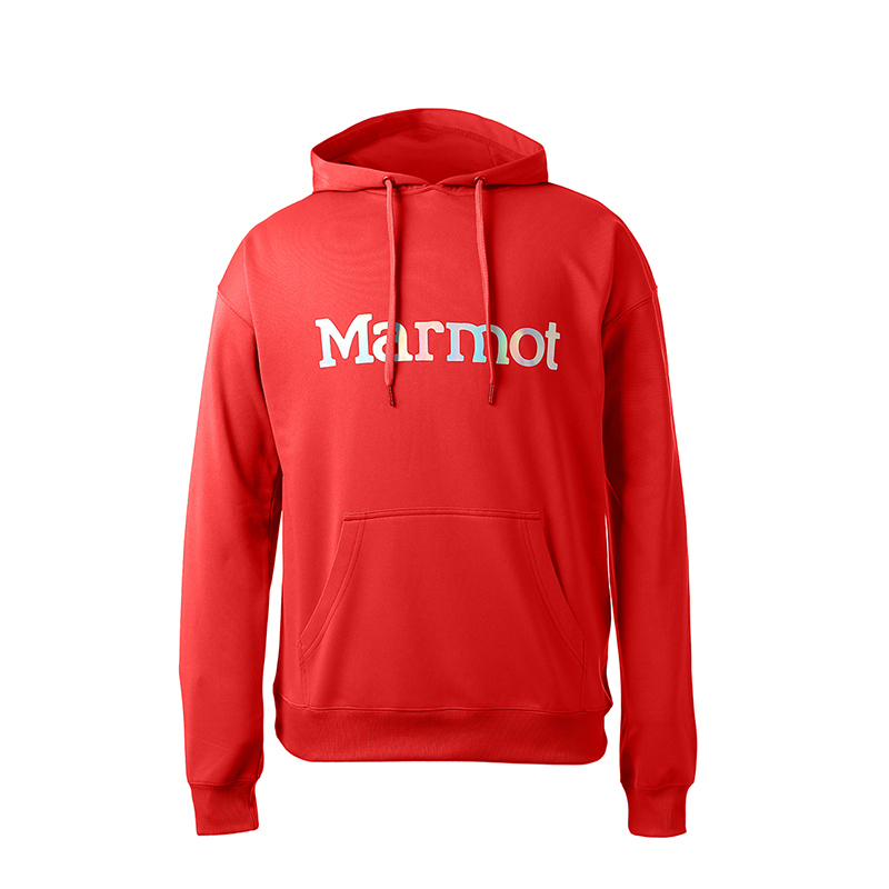 Marmot/土拨鼠 男子 户外运动休闲柔软保暖套头连帽卫衣