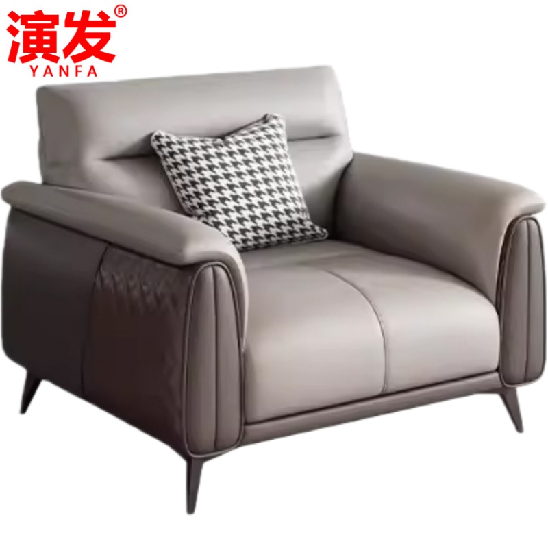 演发 沙发单人+三人 套高清大图