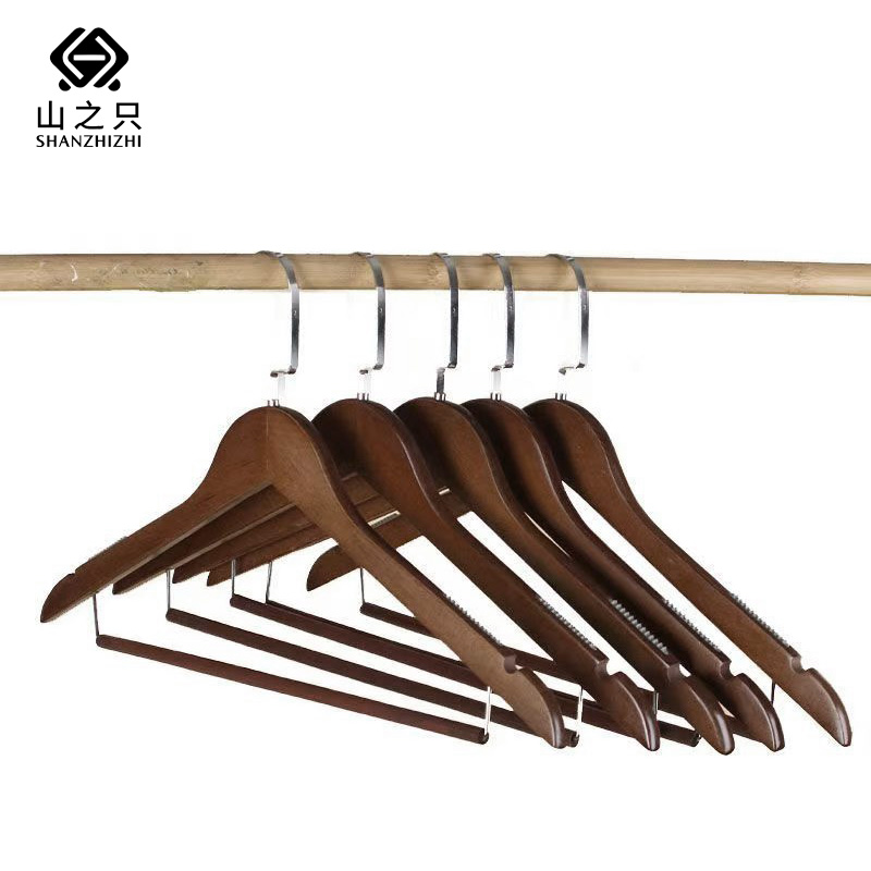 山之只 实木衣架挂衣架 40cm 个高清大图