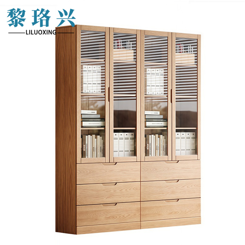 黎珞兴储物柜1.6米四门(带六抽屉)台高清大图