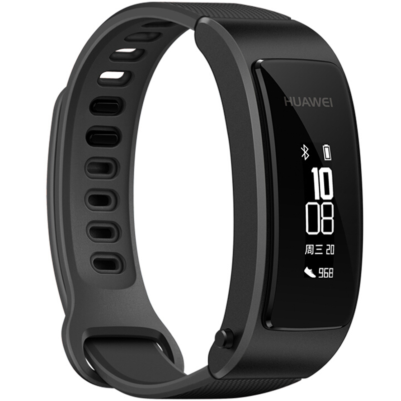 HUAWEI/华为智能手环 B3 青春版 黑色(蓝牙耳机+智能手环+蓝牙电话+计步+卡路里+睡眠+闹钟)