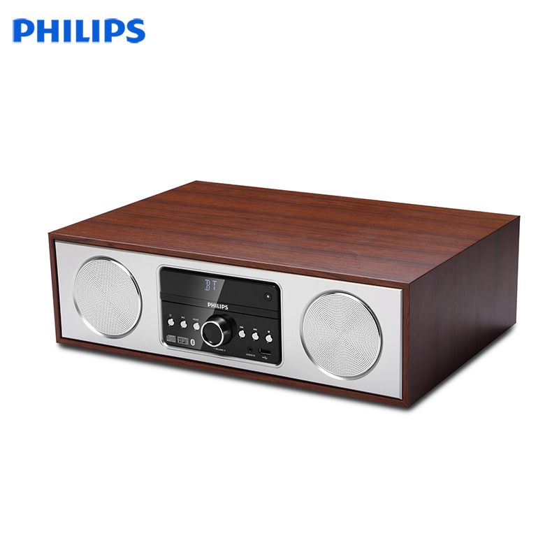 飞利浦PHILIPS DTM380/93微型Hi-Fi音响系统 30W输出功率 支持蓝牙CD MP3-CD USB FM