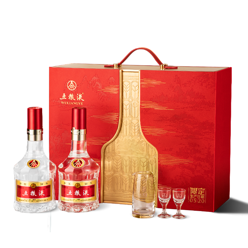 五粮液 WULIANGYE 白酒 500ml 2024年 袋入り 未開封52℃ WULIANGYE 五粮液经典52%vol 浓香型白酒500ml 单瓶装【报价价格