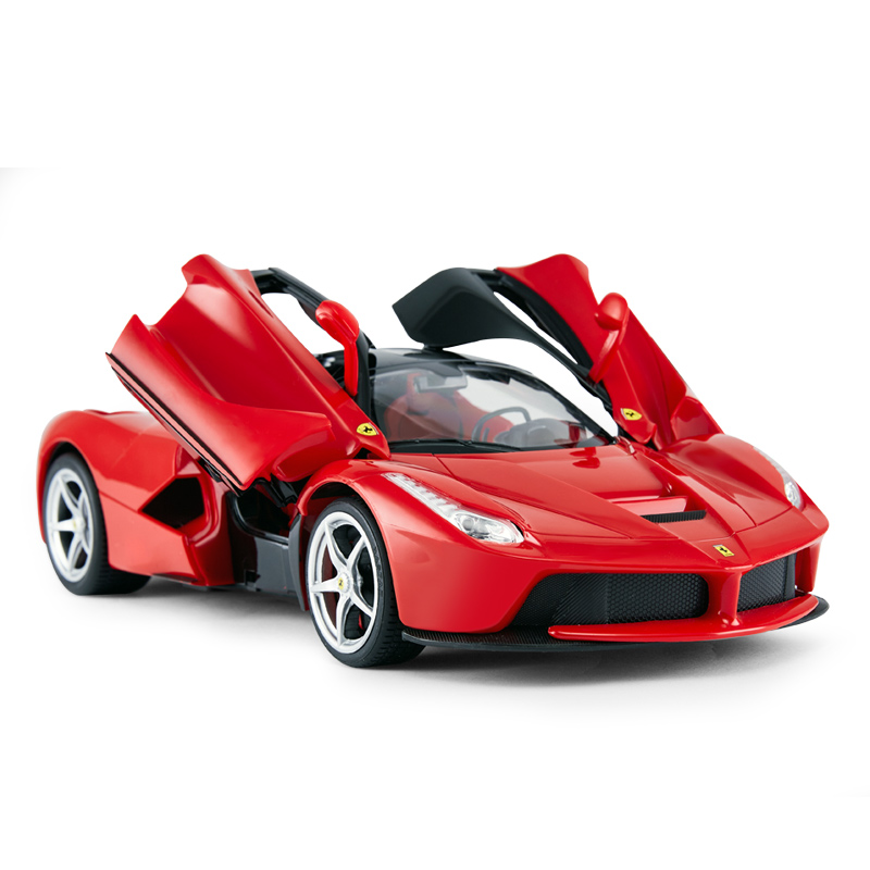 星辉(Rastar)法拉利恩佐可开门可充电遥控车汽车男孩儿童玩具车模型50160红色高清大图