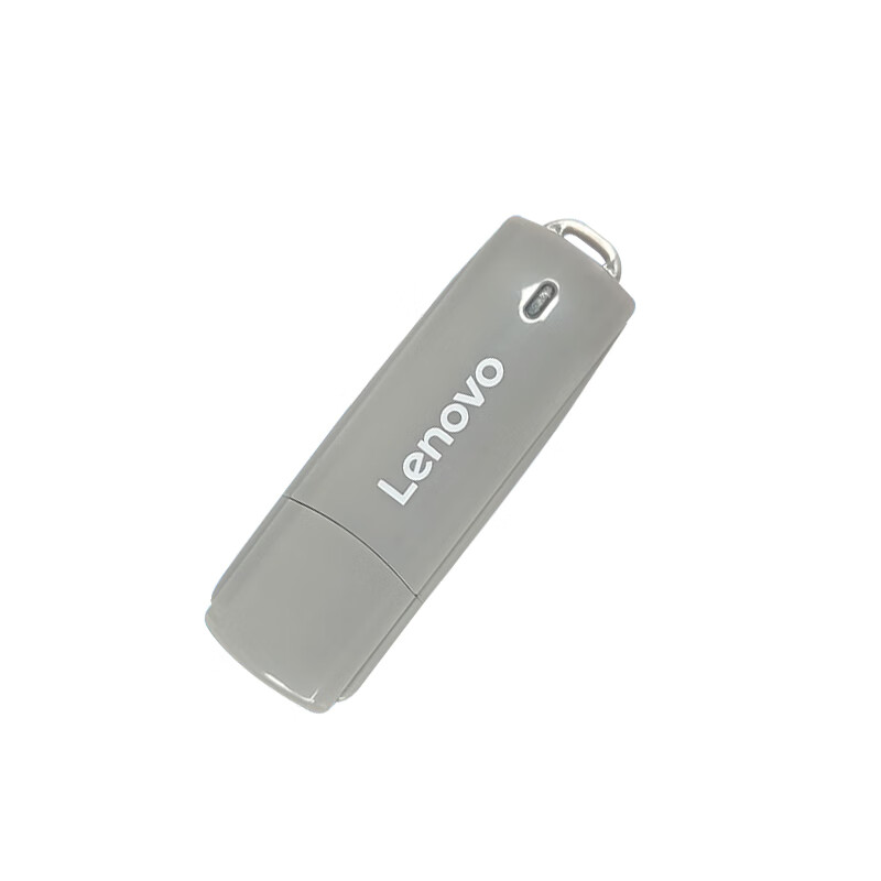 联想(Lenovo)16GBUSB2.0U盘帽盖设计时尚便携SS260系列学习办公电脑通用灰色