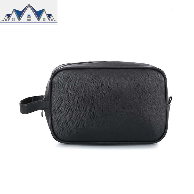 新款黑色化妆包女便携大容量网红随身简约化妆品收纳包_458_835高清大图