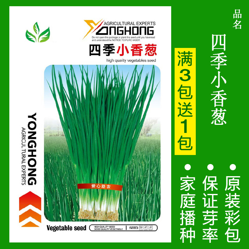 【补贴10%】8424麒麟无籽美都西瓜种籽大全种子水果瓜小南方蔬菜苗秧种孑阳台 四季小香葱约500粒 均码