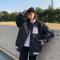 2021棒球服棉衣外套女秋冬新款刺绣夹棉加厚面包服韩系学生棉袄