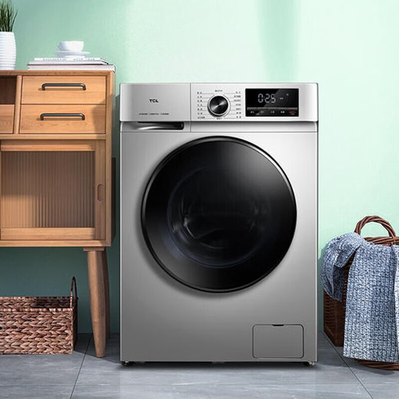 TCL 家用全自动滚筒洗衣机 XQG100-V3CB