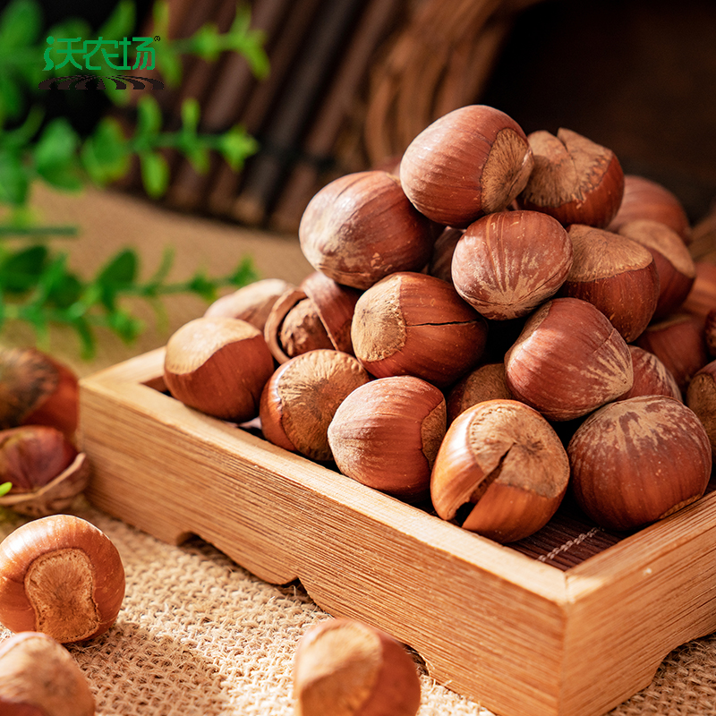 沃农场榛子松子组合660g/组高清大图