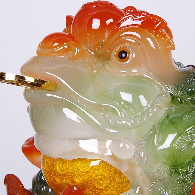 美帮汇大号金蟾摆件连连三足蟾蜍办公室客厅装饰品店铺开张开业礼品高清大图