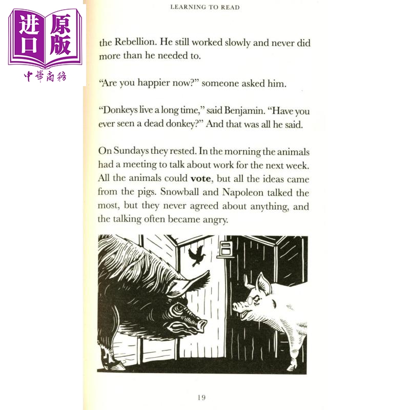 [正版]Penguin Readers L3 Animal Farm ELT企鹅分级文学经典3级 动物农庄 英文原版高清大图
