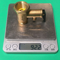 美的海尔万和全铜电热水器安全阀单向止回阀泄压阀导流管通用配件 默认尺寸 0.75Mpa_90克_（美的海尔通用）