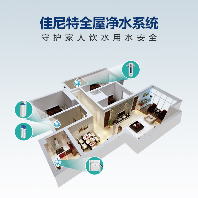 AO史密斯佳尼特全屋净水 2吨每小时大流量 中央净水机CCWP-A1