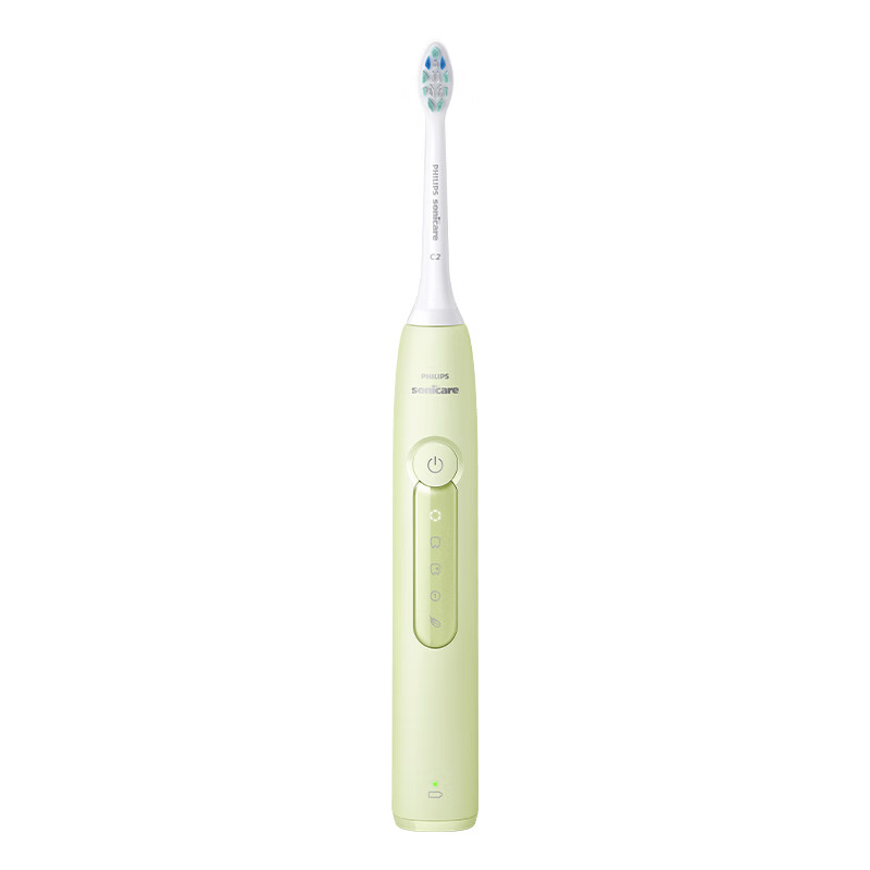 飞利浦(PHILIPS)Sonicare 电动牙刷钻石3系 6730升级送父母送男生女生HX5161/05 抹茶绿