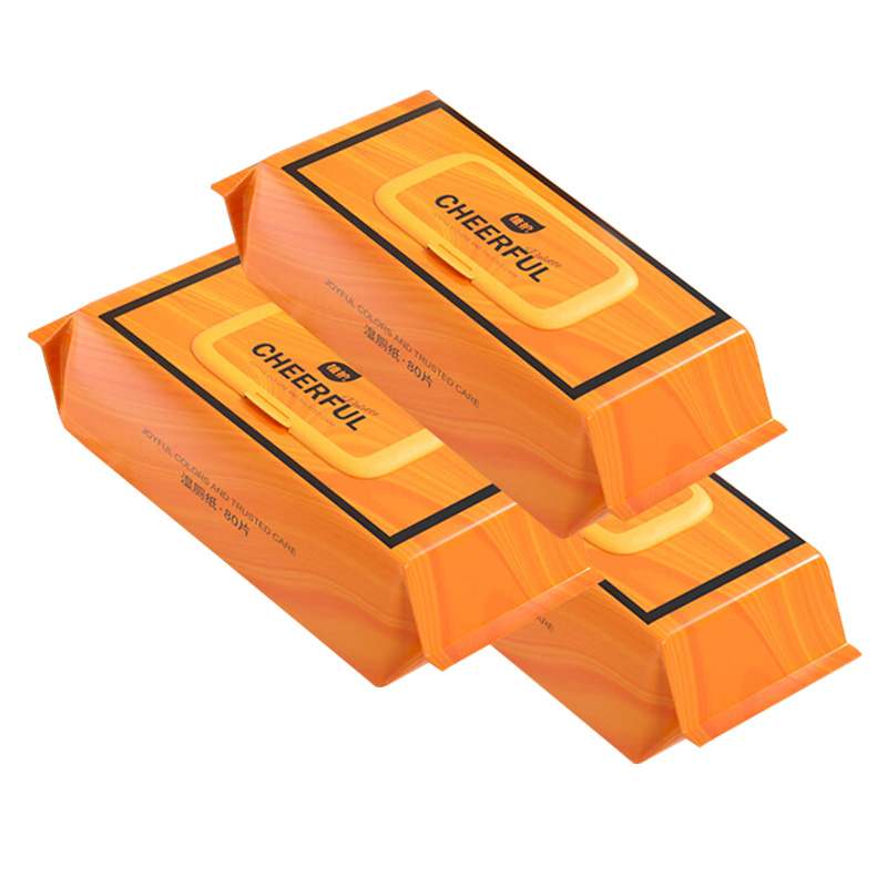 植护湿厕纸1层80片*3包大包悦色橙系列ZH522460N3