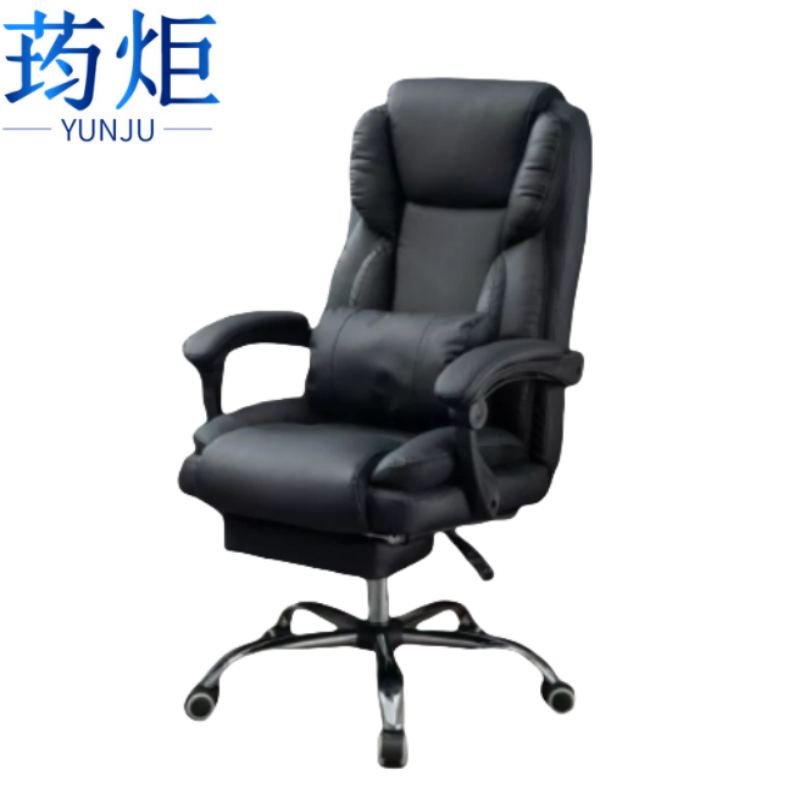 荺炬老板椅黑色把高清大图