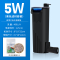 乌龟缸低水位过滤器浅水小鱼缸潜水瀑布式迷你小型内置净水器_559 默认尺寸 黑色过滤器(5w)+中空培菌球1斤