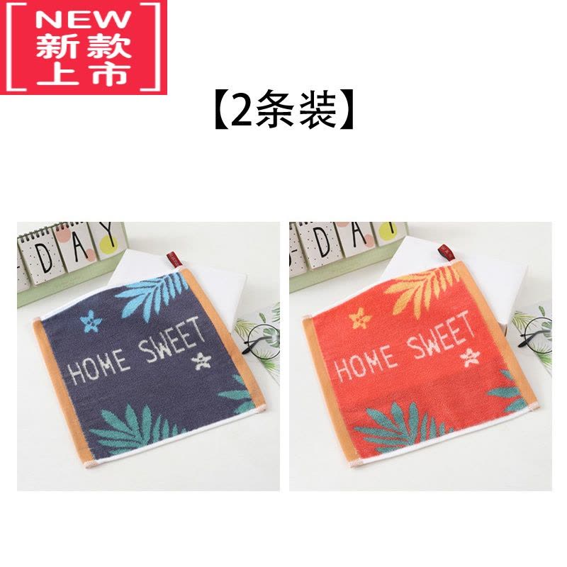 可莉允小毛巾儿童洗脸家用婴儿柔软吸水四方巾手绢女宝宝口水巾批发图片