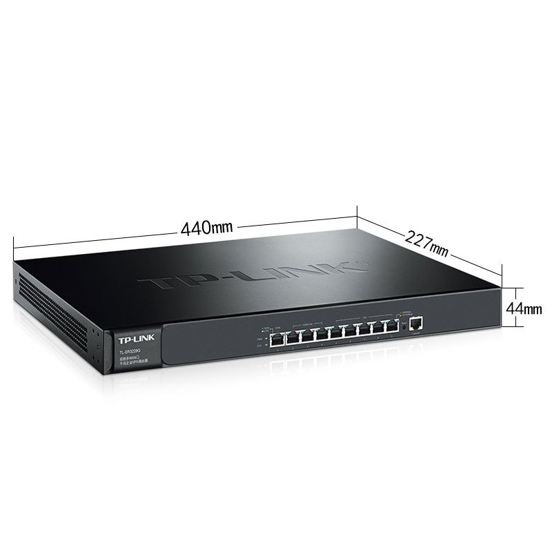 TP-LINK 9口双核多WAN口全千兆企业级有线路由器 TL-ER3229G