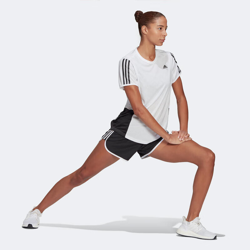 阿迪达斯(adidas)运动裤女裤 23夏季新款休闲裤宽松轻薄透气耐磨快干训练短裤女 GK5265/梭织网衬