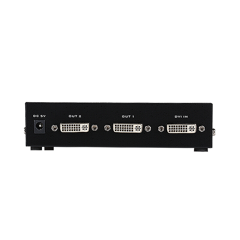 智企亿品 JH DVI分配器 一分二 高清数字视频分屏电脑显示器投影仪 MT-DV2H 1进2出 2口