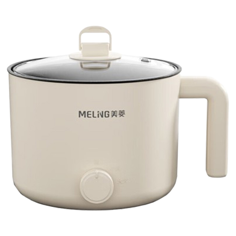 美菱电煮锅1.2L煎炒煮炸多用途电热锅MT-LY12101