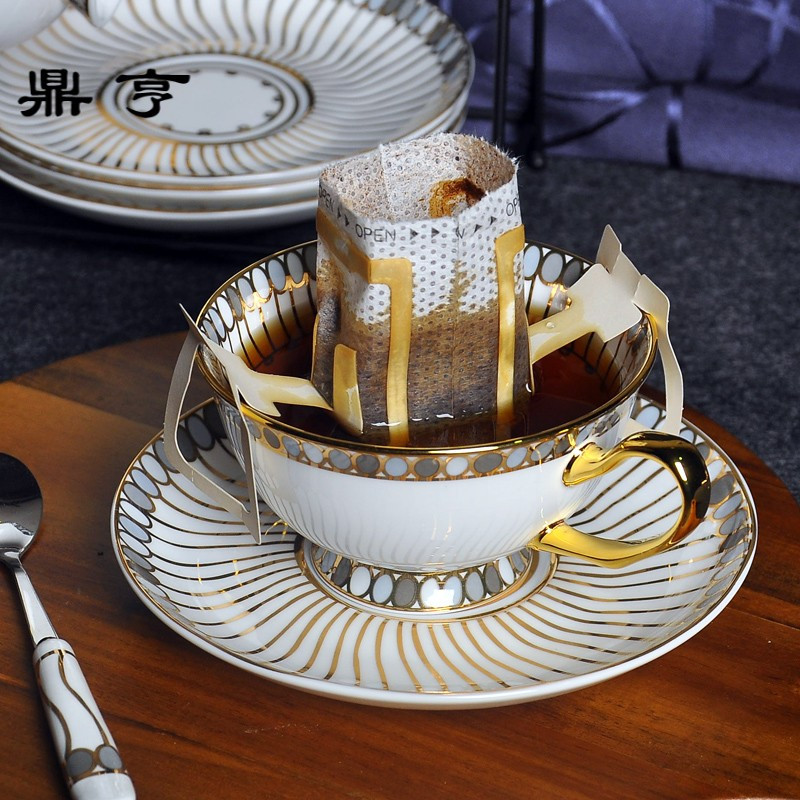鼎亨宝石系列英式下午茶茶具套装创意骨瓷杯子陶瓷红茶茶杯欧式咖